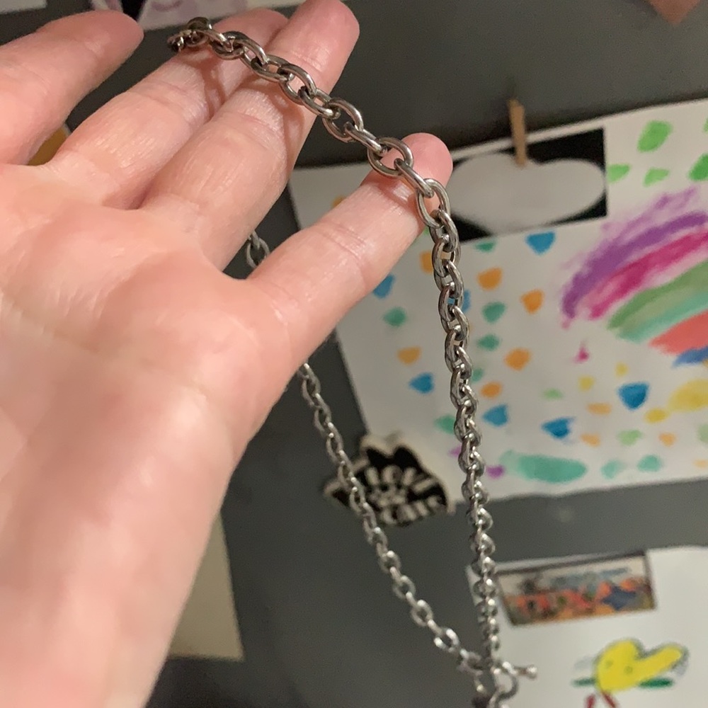 Stainless Steel Heart Shaped Chocker Chain ❤️‍🔥 - Picture 6 of 7